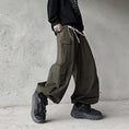 Load image into Gallery viewer, [Miyakoya Series]★Casual Pants★ 3color Brown or Green or Black Pants Bottoms Wide Pants Gaucho Pants
