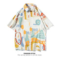 Load image into Gallery viewer, [MUCHUANLANG Series]★Shirt★ Tops 2color Unisex Men's Large Size Unique Travel Beach
