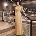 Load image into Gallery viewer, [Chouga series] ★Party dress★ Maxi length dress Improves temperament Gold Golden Chinese style
