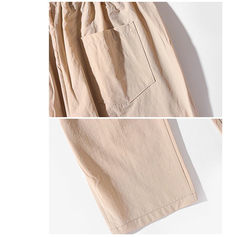 [BIGEMAN Series]★Casual Pants★ 2color Bottoms Pants Thin Men's Large Size Simple