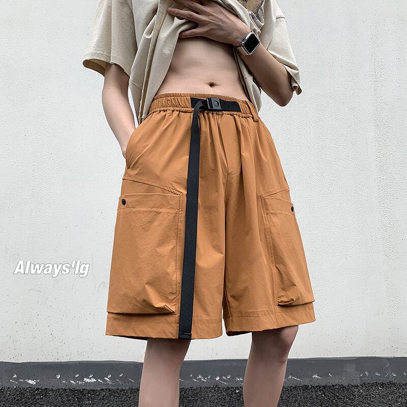 [BIGEMAN Series] ★Shorts★ 2color Bottoms Short Length Pants Unisex Men's Large Size Stylish Casual