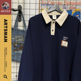 Load image into Gallery viewer, [GANGZAI Series] ★Tops★ 2color Unisex Men's POLO Neck Spring Clothes Beige Navy S M L XL
