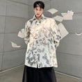 Load image into Gallery viewer, [Illustrated series] ★Chinese style shirt★ 2color floral pattern tops Chinese clothes easy to match ML XL casual
