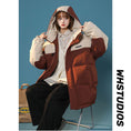 Load image into Gallery viewer, [Suikoishi Series] ★Winter coat★ Cotton coat outerwear 2color Unisex Men's Color scheme Coffee color Black
