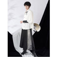 Load image into Gallery viewer, [Kyodo Series]★China style pants★Bottoms Embroidery Unisex Black Easy to match Switchable
