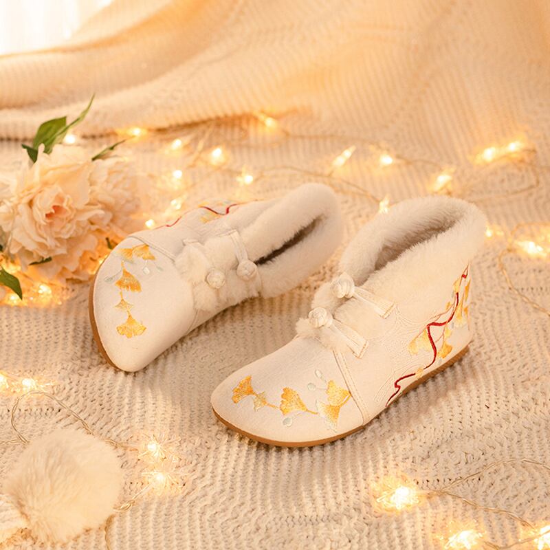 [Kumobatanosari series] ★Embroidered shoes★ Chinese shoes 11 types available to choose from Floral pattern Size 35-40 Cute autumn/winter shoes