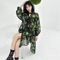 Load image into Gallery viewer, [YIDAO Series]★Setup★ 2-piece set, top and bottom set, shirt + shorts, slimming, cool, green, green
