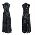 Load image into Gallery viewer, [Da Qinglong Shu Series] ★China-style dress★ Improved cheongsam dress lace-up slit
