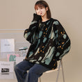 Load image into Gallery viewer, [Ushiomiomi Series]★Sweater★ 3color knit tops Unisex Men's Floral pattern Fashion Easy to match
