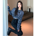 Load image into Gallery viewer, [DUOMIAOTU Series]★Setup Order Single Item★ Tops or Pants Sweatshirt Tie-dye Black Black Slimming
