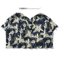 Load image into Gallery viewer, [TRAVEL ISSUANCE Series] ★Short sleeve shirt★ Aloha shirt, Okinawa, Hawaii tops, floral print shirt, unisex, men's, cool, thin
