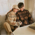 Load image into Gallery viewer, [RiseBrand Series]★Sweater★ 2color Knit Tops Christmas Unisex Men's Apricot Coffee Color
