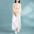 Load image into Gallery viewer, [Qing Series]★Chinese style tops★ 3color Chinese style shirt, Chinese clothes, summer clothes, cool V-neck, casual
