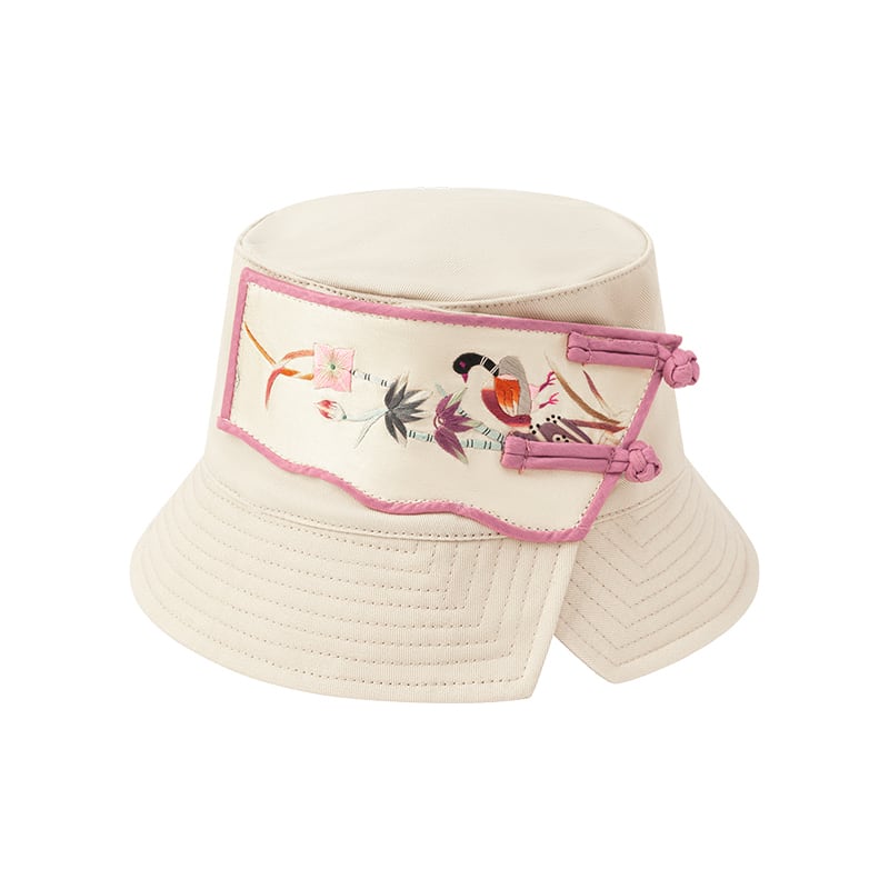 [Sao Series]★China style hat★ Hat UV protection sunscreen travel seaside spring summer embroidery original