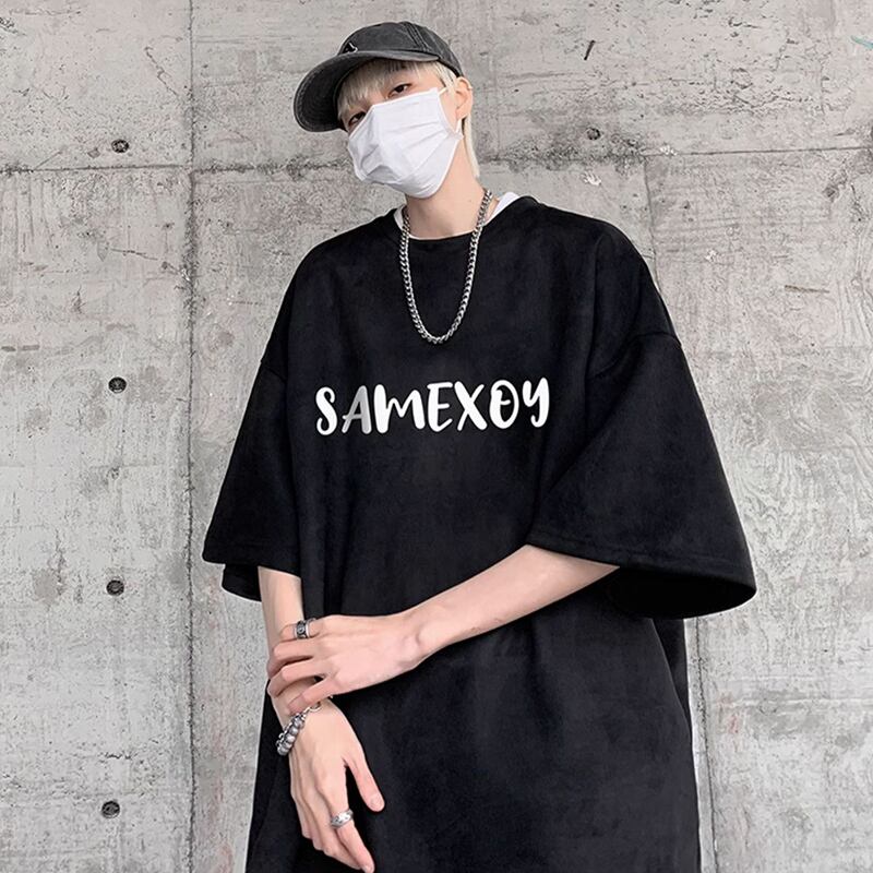 [Leonbinno Series] ★T-shirt★ 3color Tops Unisex Men's Retro Loose Large Size Print