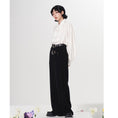 Load image into Gallery viewer, [Yang's Great Dream Series] ★Casual Pants★ 2color Pants Bottoms Designed Black Black Brown
