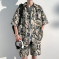 Load image into Gallery viewer, [KCSJ Series]★Setup★ Shirt + Shorts Unisex Men's Large Size Casual Aloha Shirt 2 Piece Set
