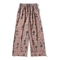 Load image into Gallery viewer, [BIGEMAN Series] ★Casual Pants★ Bottoms Trousers Men's Large Size Floral Pattern Brown
