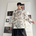 Load image into Gallery viewer, [Illustrated series] ★Chinese style shirt★ 2color floral pattern tops Chinese clothes easy to match ML XL casual
