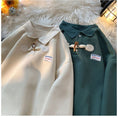 Load image into Gallery viewer, [FKZ Series]★Tops★ 3color POLO neck unisex men's beige green brown casual
