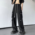 Load image into Gallery viewer, [KADISHOU series] ★Casual pants★ 3color pants bottoms unisex men's black beige pink
