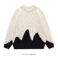 Load image into Gallery viewer, [From Mars Series]★Sweater★ Tops 2color Unisex Men's Black Beige Color scheme ML XL 2XL
