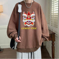 Load image into Gallery viewer, [LANGGUANGHU Series]★China style tops★ 4color Unisex Men's Large Size Lion
