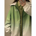 Load image into Gallery viewer, [Fujiiman Series] ★Jacket★ 3color outerwear unisex men's gradation black green gray
