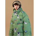 Load image into Gallery viewer, [Suikoishi Series] ★Winter Coat★ Cotton Coat Outerwear 5color Unisex Men's Cartoon Black Blue Green
