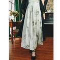 Load image into Gallery viewer, [Kokaisha --- Frost Series] ★Chinese style skirt★ Bottoms Ink pattern High waist Easy to match Chinese clothes
