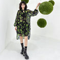 Load image into Gallery viewer, [YIDAO Series]★Setup★ 2-piece set, top and bottom set, shirt + shorts, slimming, cool, green, green
