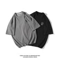 Load image into Gallery viewer, [BIGEMAN Series]★T-shirt★ Tops 2color Unisex Men's Large Size Black Gray Short Sleeve Casual
