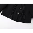 Load image into Gallery viewer, [LHSEN Series]★China style blazer★ Outerwear, short length, design, black, SML, slim fit, easy to match
