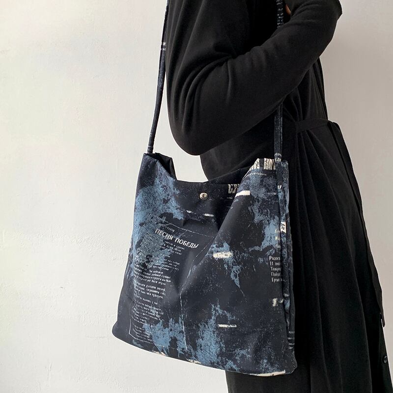 [NVERGUO Series]★Bag★ 3color Shoulder Bag Print Retro Cute Date Improves Temperament Easy to Match