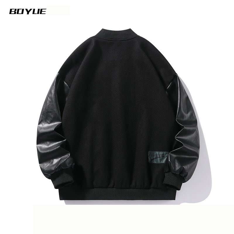 [BOYUE Series] ★Stadium Jacket★ Outerwear 2color Unisex Men's Unique Black Green Black Green