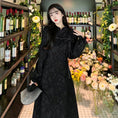 Load image into Gallery viewer, [Dong Xiaojie Series] ★Chinese style dress★ Large size Chinese clothing Black Black Cute Improved cheongsam dress
