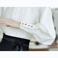 Load image into Gallery viewer, [BAIRIMENG Series] ★Chinese style shirt★ 2color tops Chinese clothes Super cute design Black White
