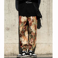 Load image into Gallery viewer, [Small Trouble Series]★China Style Pants★ 4color Oil Painting Style Floral Pattern Bottoms Unisex Men's Large Size
