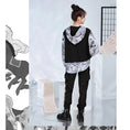 Load image into Gallery viewer, [Kyoto Series]★China style pants★ Embroidered black black unisex casual pants SML XL 2XL
