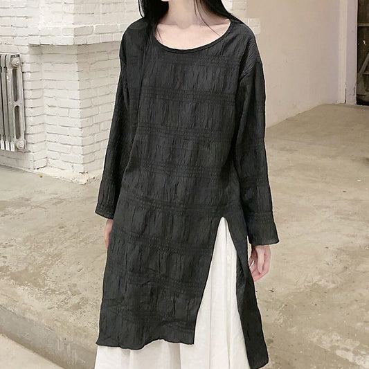 [OttO series] ★China style tops★ 2color T-shirt Improved temperament Improved Tang suit Thin Sun protection Black White