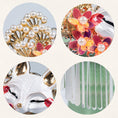 Load image into Gallery viewer, [Ome Yasuka Series] ★Hair Accessory★ Pair of Hairpins, Fox, Coming of Age Ceremony, Party, Gift, Fringe, Flower, Beads, Cute, Good Qualities
