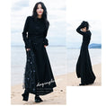 Load image into Gallery viewer, [Big Blue Dragon Series] ★China style dress★ Knit dress, fake layered, slimming, design
