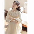 Load image into Gallery viewer, [Shukunsho Series]★China style dress★Long sleeve dress for women, cute, easy to match, long length
