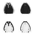 Load image into Gallery viewer, [BIGEMAN Series] ★Tops★ 2color Unisex Men's POLO neck Black White Color scheme Large size
