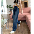 Load image into Gallery viewer, [SANMUZI Series] ★Denim Pants★ Bottoms Trousers Ladies Fashion Spring Summer Blue Blue
