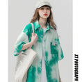 Load image into Gallery viewer, [CHAOMEICHEN Series]★Shirt★ 3color Tops Thin Summer Clothes Unisex Men's Blue Green Brown
