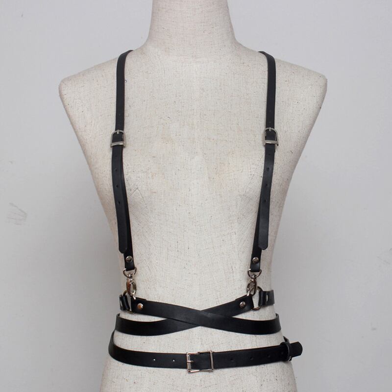 [Kuratakakoya Series] ★Hanging belt★ Accessory Unisex Accessory PU Easy to match Fashion Harajuku style