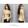 Load image into Gallery viewer, [YINUO Series]★Knit Tops★ 3color Tops Sweater Turtleneck Simple Black Blue Yellow
