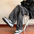 Load image into Gallery viewer, [Tiaota Series] ★Casual Pants★ 2color Bottoms Pants Unisex Men's Thick Warm Black Gray
