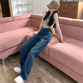 Load image into Gallery viewer, [SANMUZI Series] ★Denim Pants★ Bottoms Trousers Ladies Fashion Spring Summer Blue Blue
